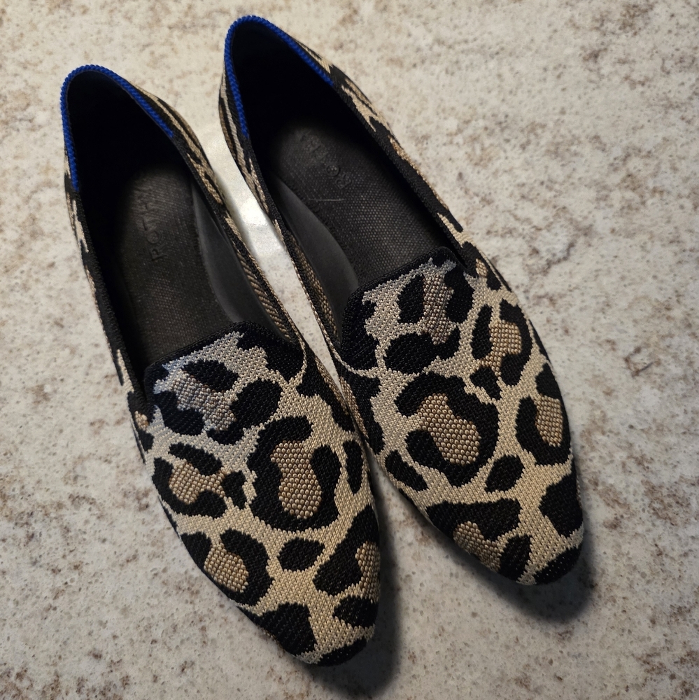 Rothys Leopard Print Women's Loafers